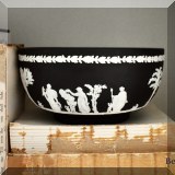 P03. Wedgwood black jasperware bowl. 